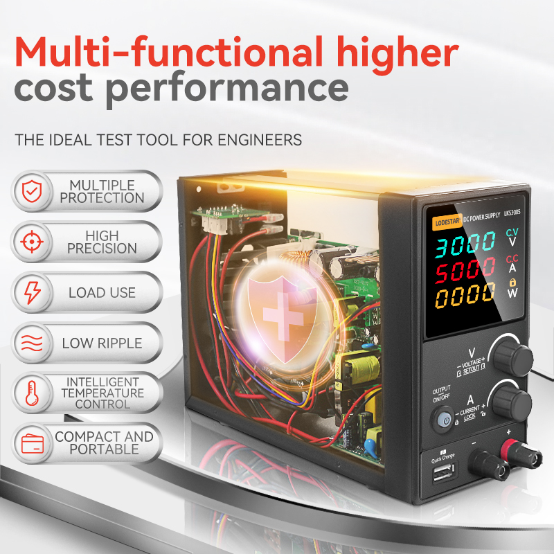 Fonte de Alimentação Regulada  - High Precision Dc Power Supply 30V 10A avaliação e preço