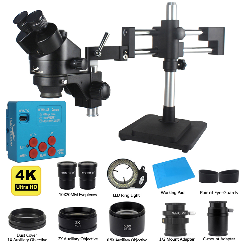 Câmera Industrial HDMI USB de  - Simul-Focal Industrial Microscope 4K Hdmi avaliação e preço