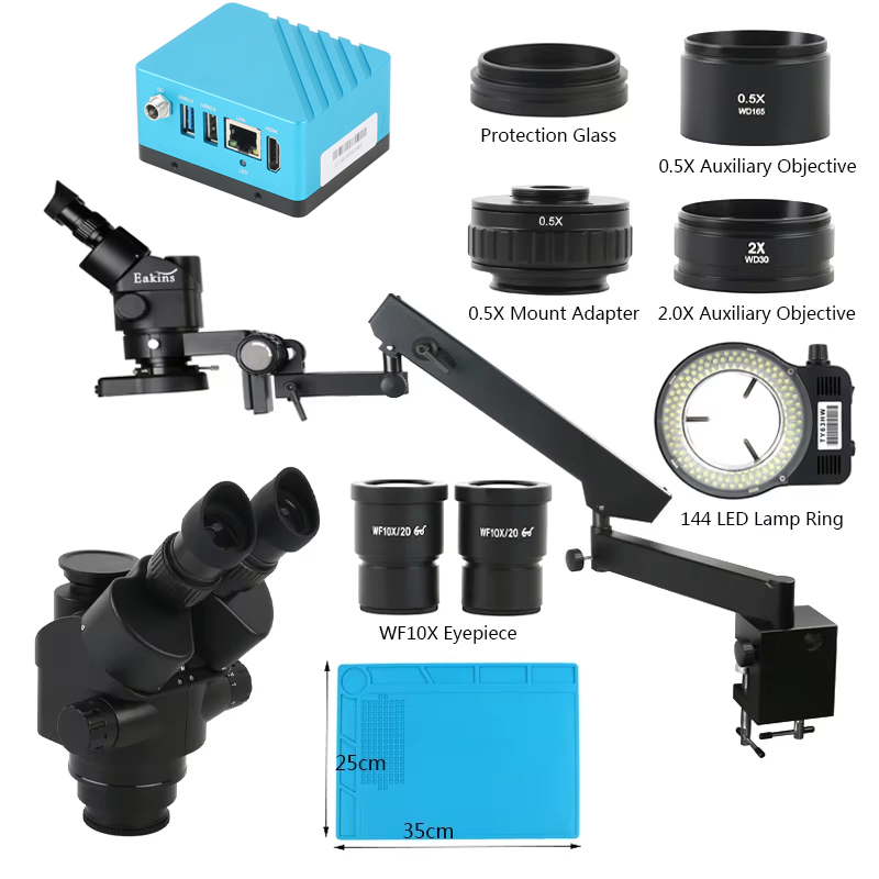 Uhd 4k imx334 hdmi câmera de v - Simul-Focal Industrial Microscope 4K Hdmi avaliação e preço