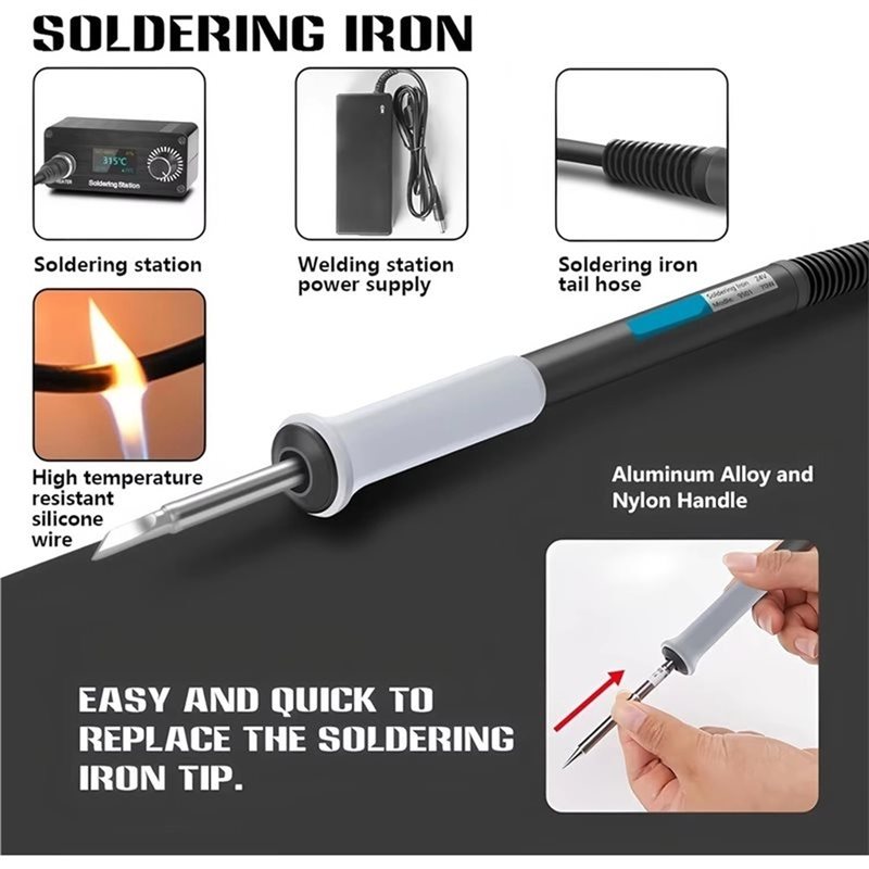 Estação de Solda Portátil B23B - T12 Soldering Station Oled avaliação e preço